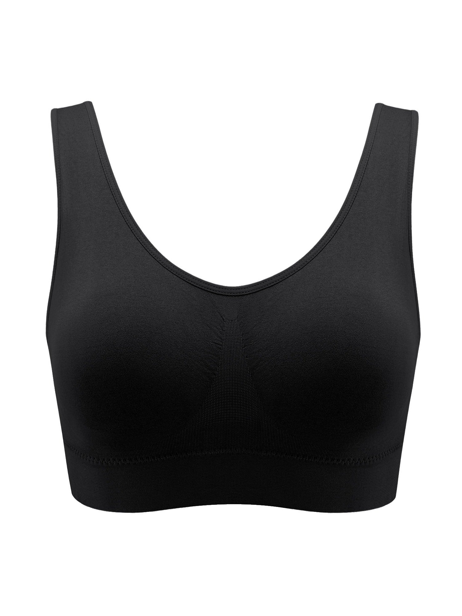 Plus Size Wireless Bra Comfortable Stretchy Sport