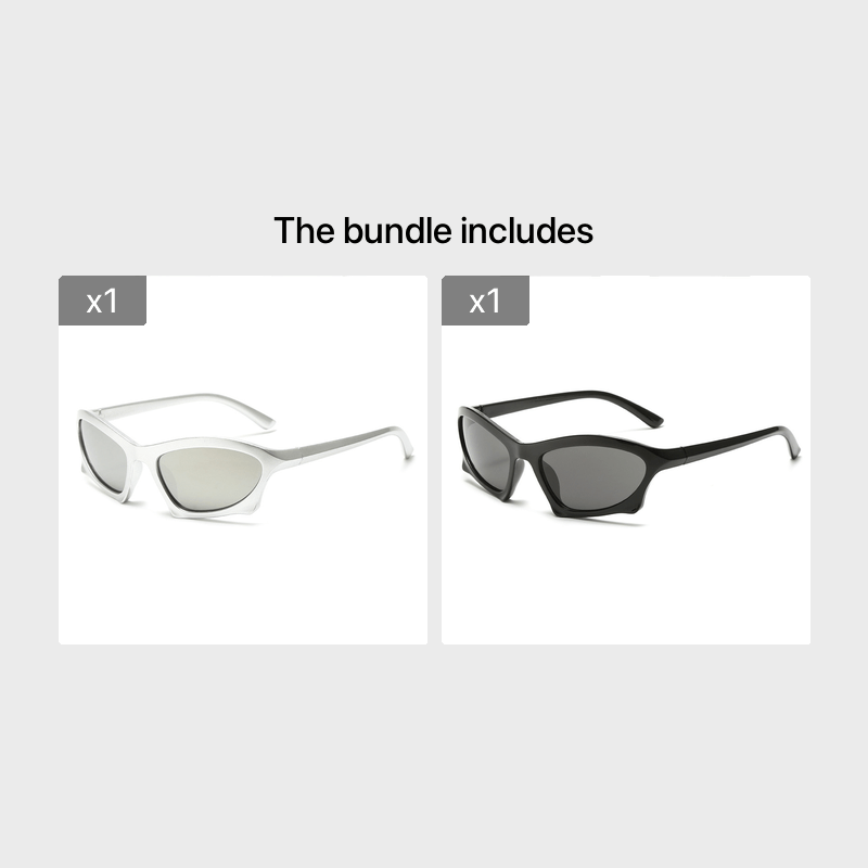 Irregular Sunglasses Outdoor Sports Personality Retro Riding Sunglasses