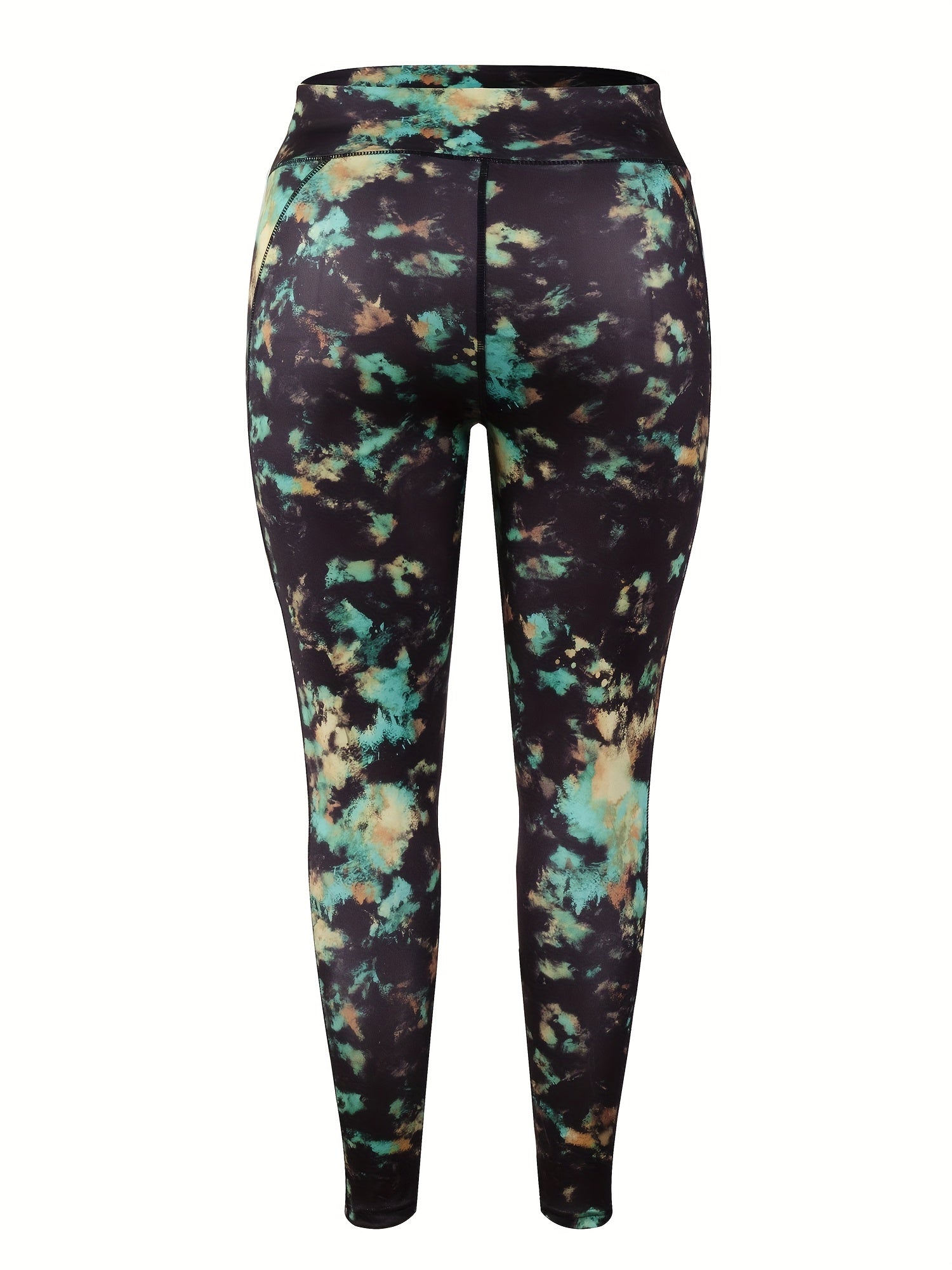 Women's Plus Tie Dye High Rise Skinny Leggings