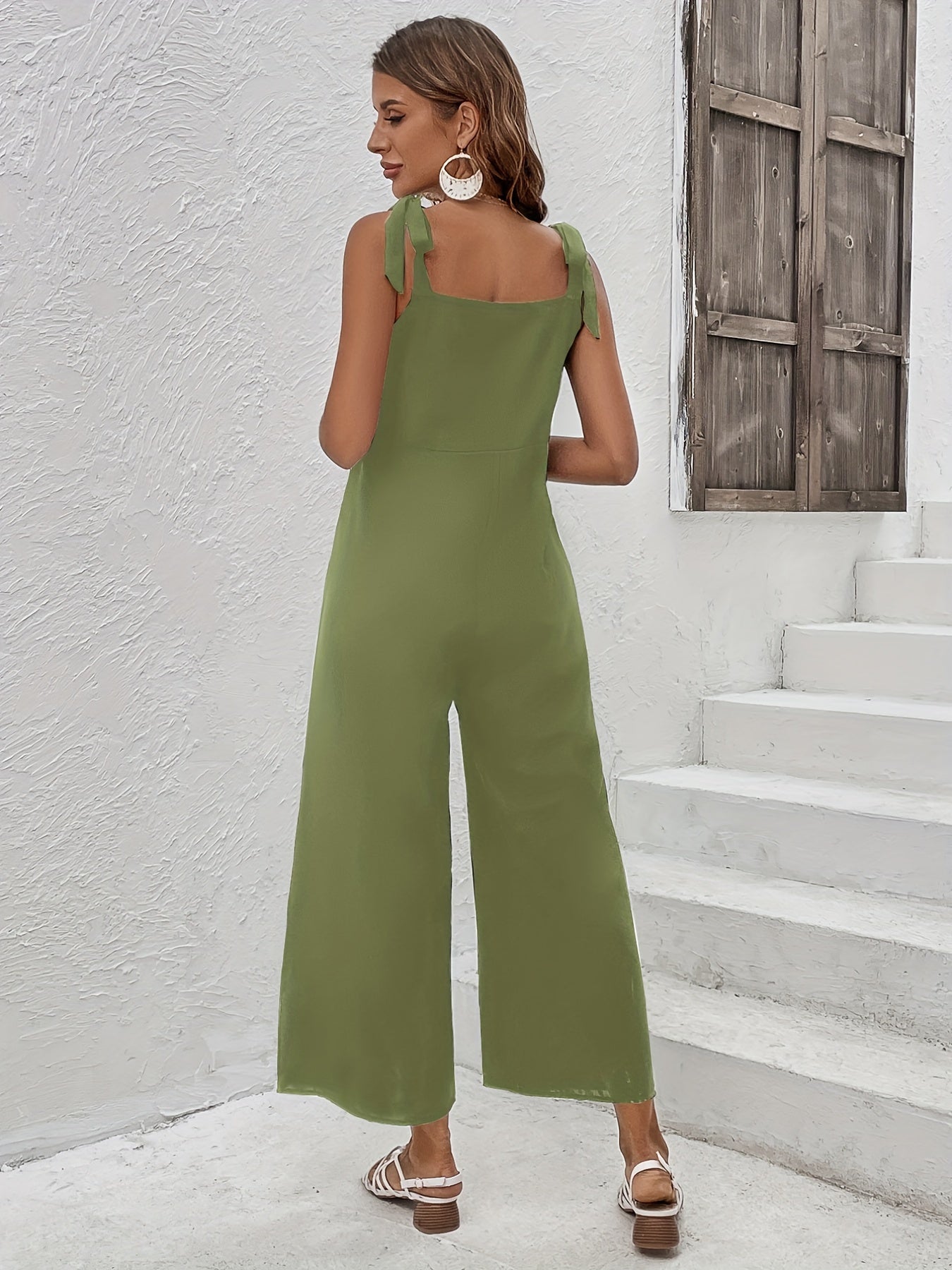 Wide Leg Jumpsuit Sleeveless for Spring & Summer