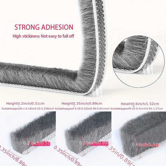 Weather Stripping Door Window Seal Strip Self Adhesive Soundproof Draft Bloc