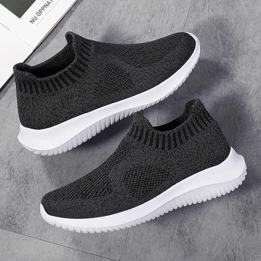 Breathable Lightweight Woven Shoes Soft Sole Shock Absorption Sock Shoes