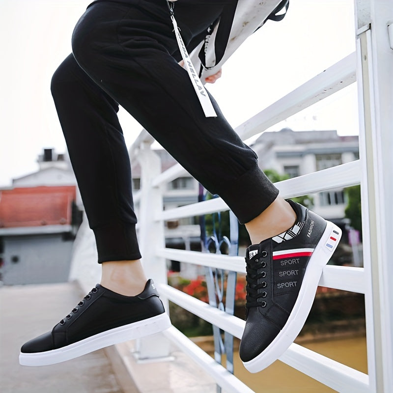 Men's Lace up Sneakers Casual Walking Shoes Comfortable And Breathable
