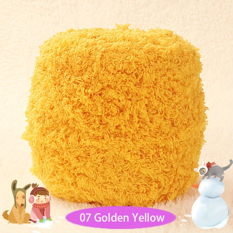 Soft Coral Velvet Yarn for DIY Arts 500g