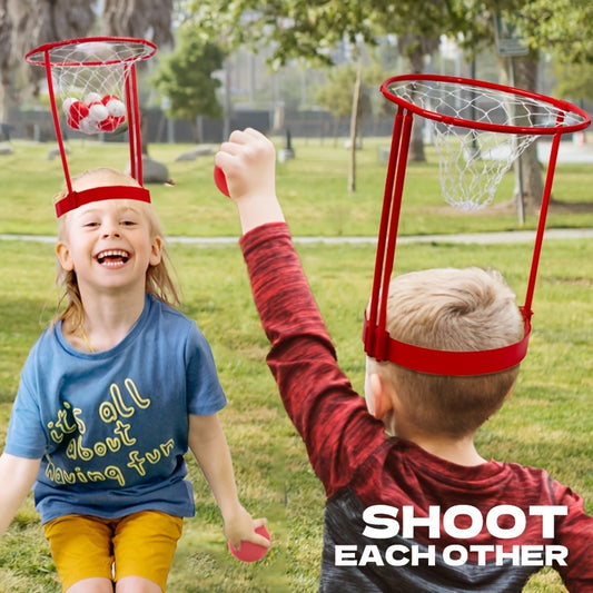 2 Packs Head Hoop Basketball Game For Kids & Adults Carnival Party Birthday