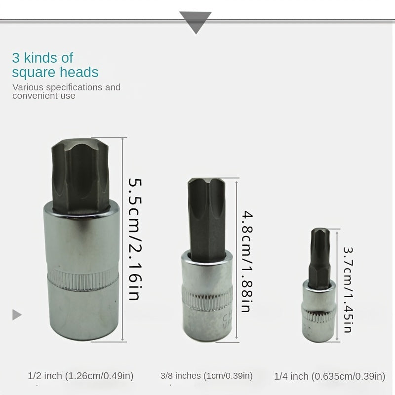 Hex Socket Wrench T-shaped Wrench Bit Set