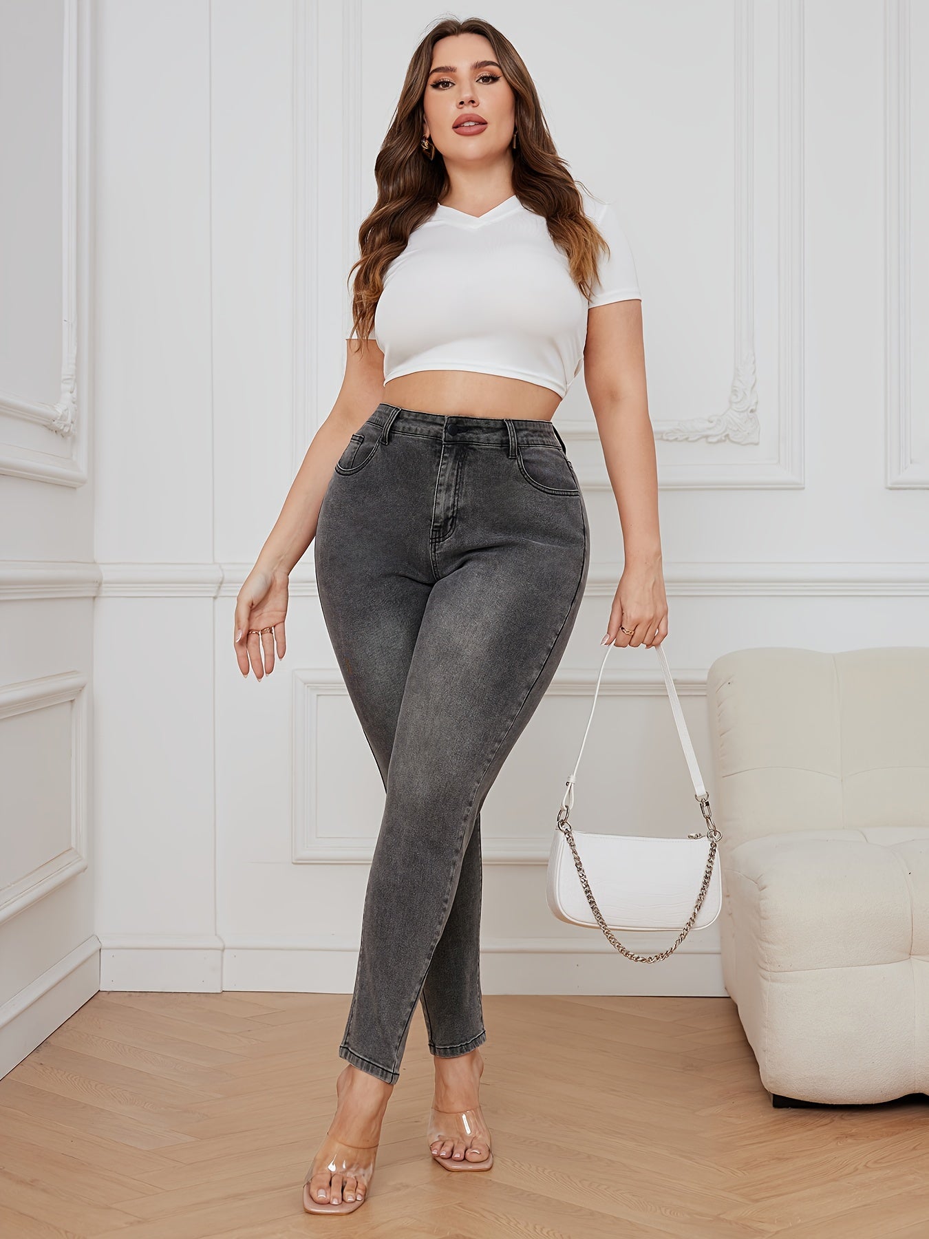  Casual High Stretch Jeans