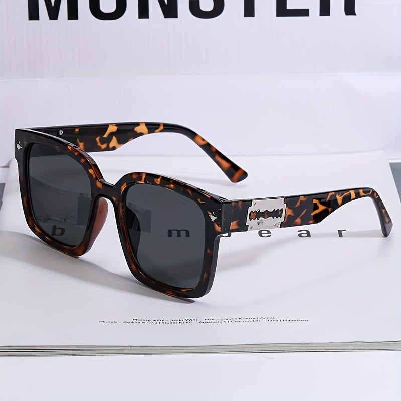 Square Sunglasses Jelly Anti Glare UV400