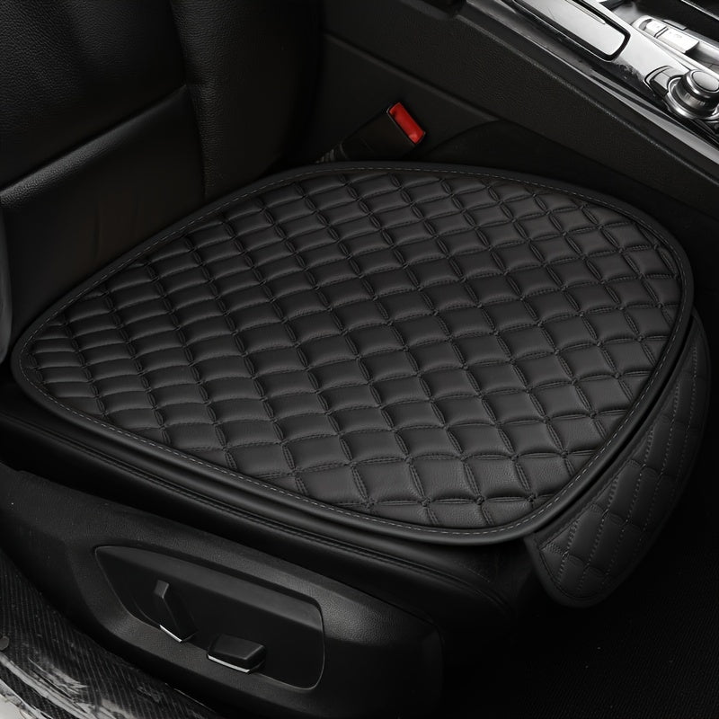 Waterproof PU Leather Car Seat Cover Front & Rear Protector Mat Universal Fit