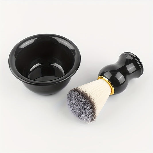 Men's Beard Shaving Set with Shaving Brush Soap Bowl