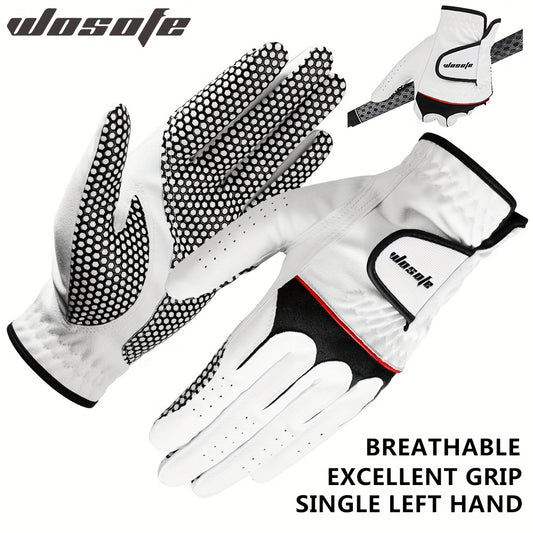 Shockproof Left Hand Golf Glove Breathable Mesh Non Slip Silicone