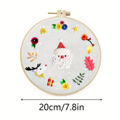 DIY Santa 3D Embroidery Material Bag