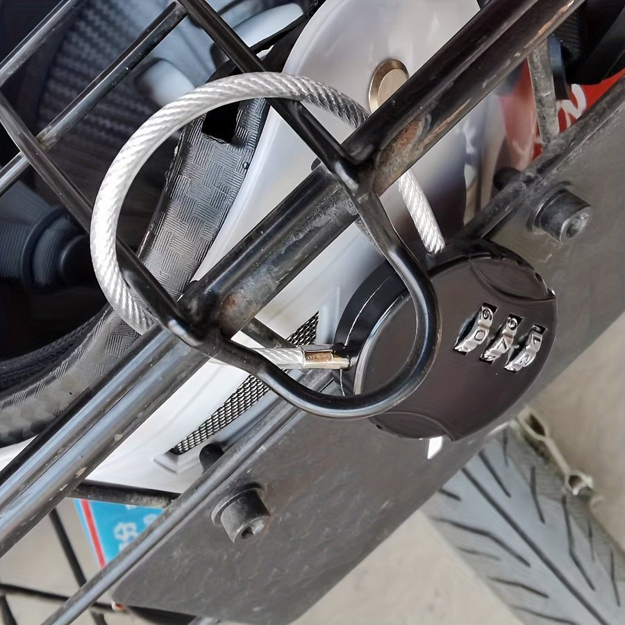 Wire Rope Password Lock Luggage Bag Mini Small Lock