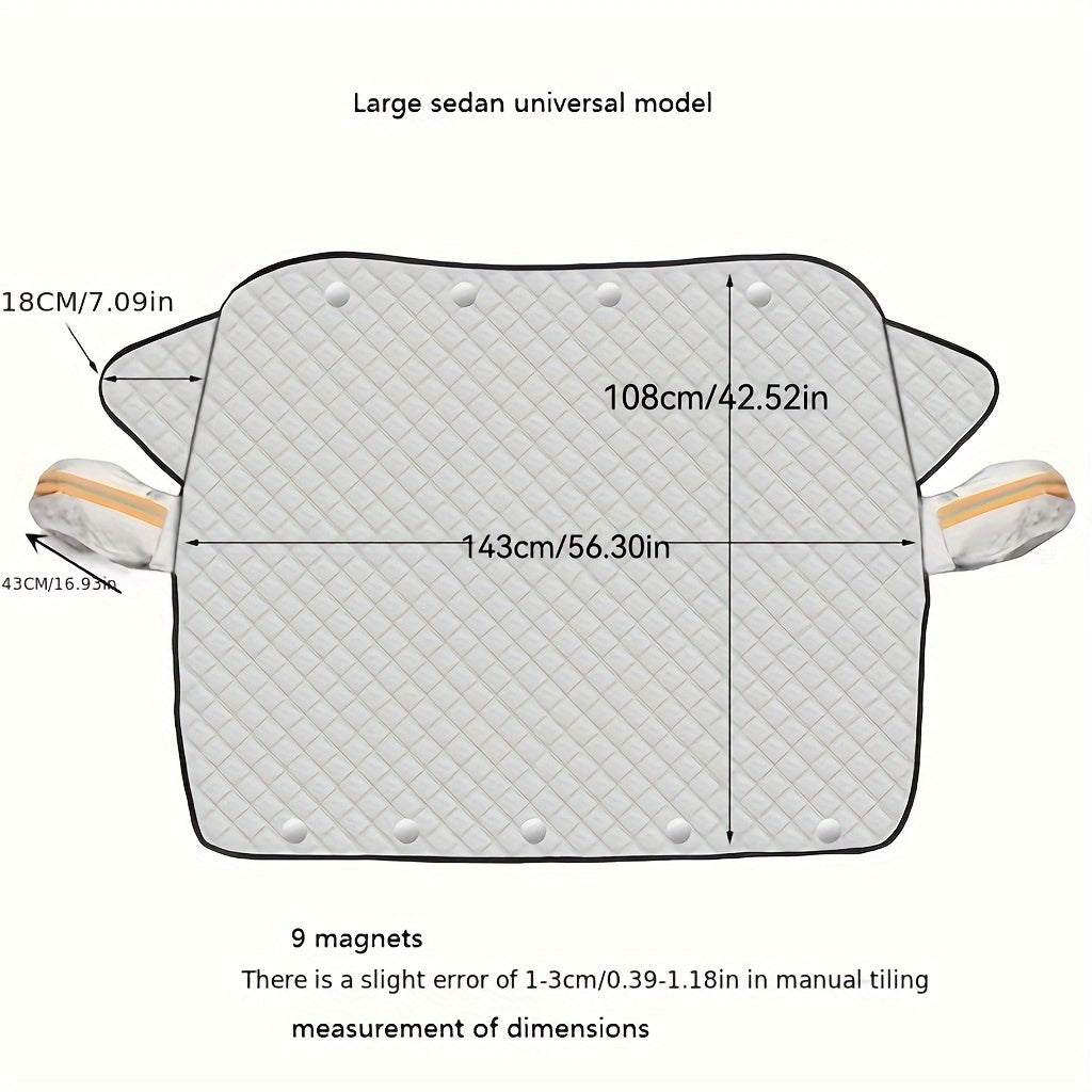 Car Snow Shield Front Windshield Sun Shield Thickened Snow Shield