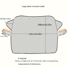 Car Snow Shield Front Windshield Sun Shield Thickened Snow Shield
