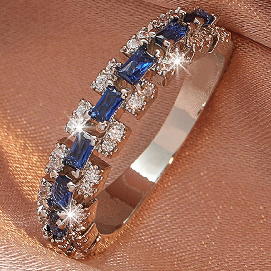 CZ Finger Ring For Women Bride Wedding Party Gift