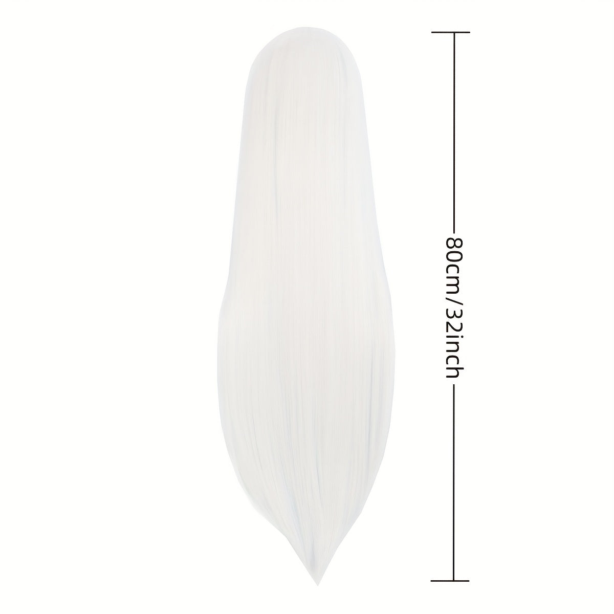 Long Straight Synthetic Wig Anime Cosplay Halloween Party Costume