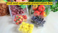 Disposable Transparent Fruit Packaging Box - 50pcs/100pcs
