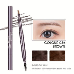 Double Ended Eyebrow Pencil Waterproof Long Lasting 5 Colors