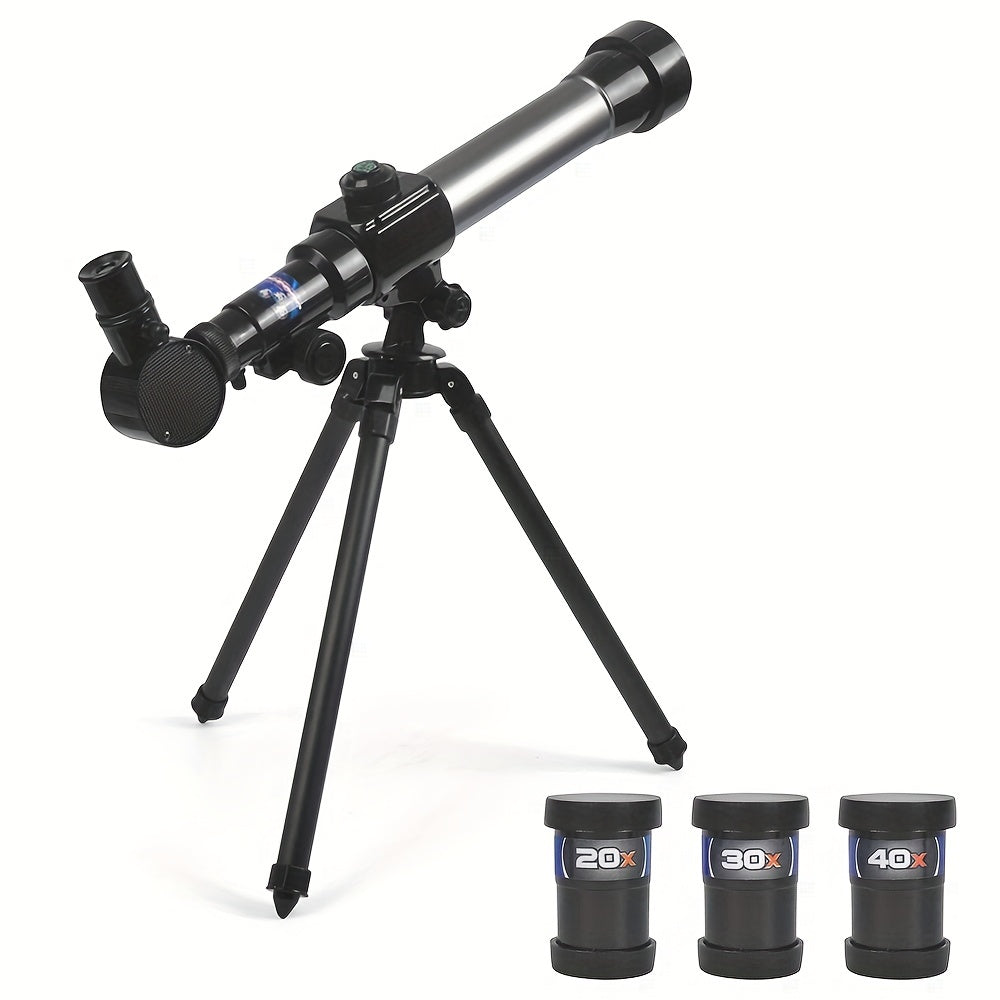 Retractable Telescope with Rotatable Bracket & Compass