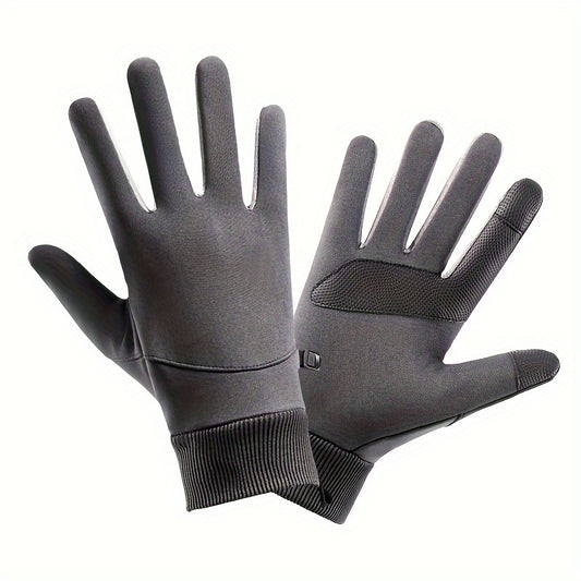 Winter Cycling Gloves Touch Screen Velvet Warm Gloves For Men Women