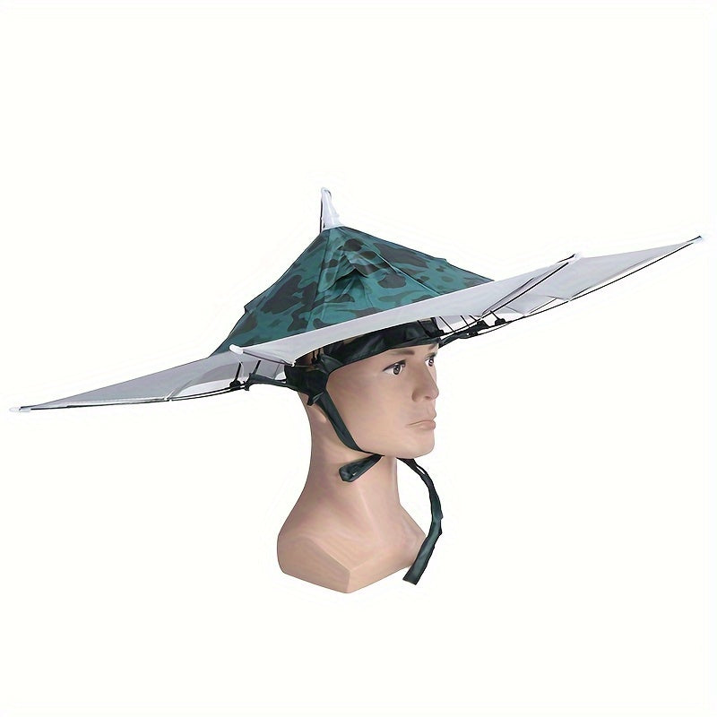 Foldable Umbrella Hat Fishing Accessories