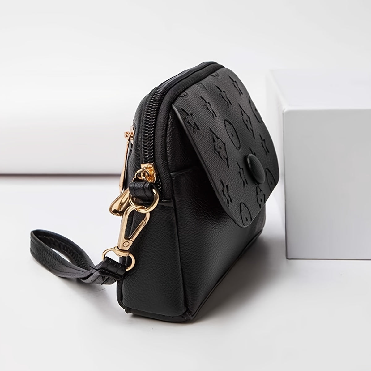 Mini Square Crossbody Bag PU Shoulder Bag Women's Handbag