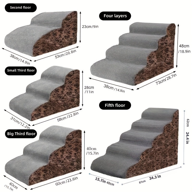 Dog Stair Climber for High Beds Couches Sofa