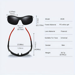 Men's Cycling Polarized Sunglasses Windproof Dustproof Goggles