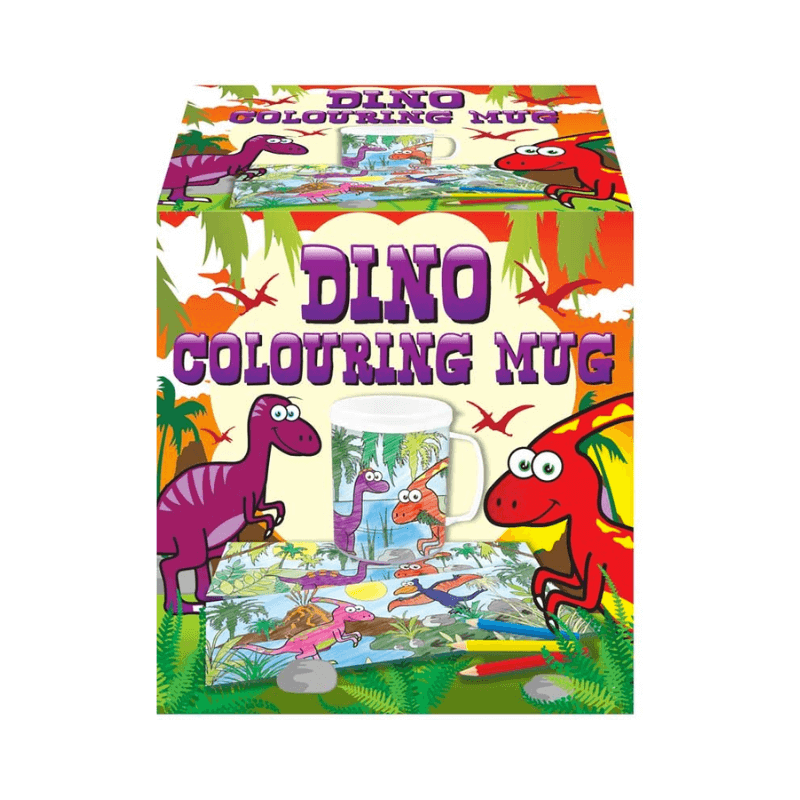 Dinosaur Colouring Mug with Heat-Activated Design