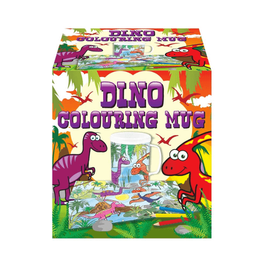 Dinosaur Colouring Mug with Heat-Activated Design