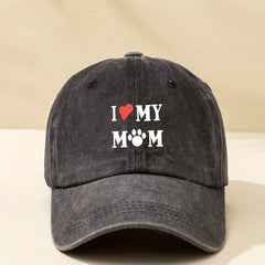 Mom Washed Baseball Cap Outdoor Sunshade Peaked Cap