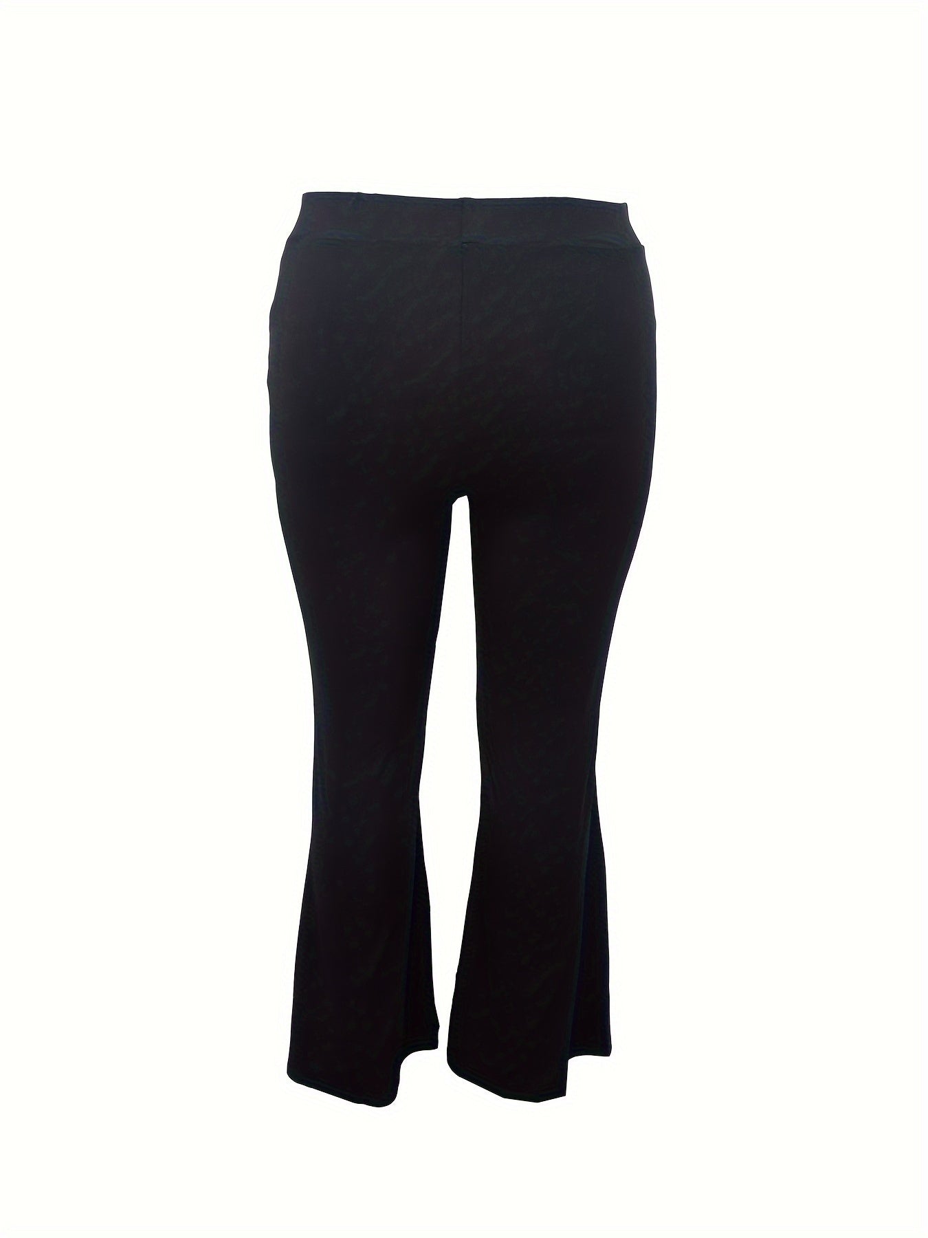  High Rise Flared Leg Trousers
