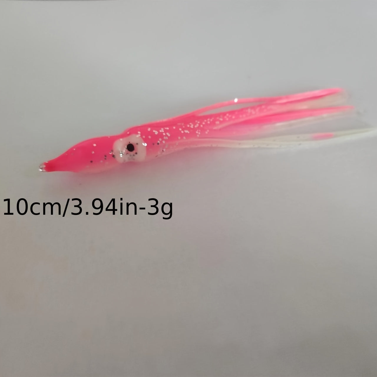 5pcs 3g Luminous Squid Fishing Lure Soft Bait Boat Fishing