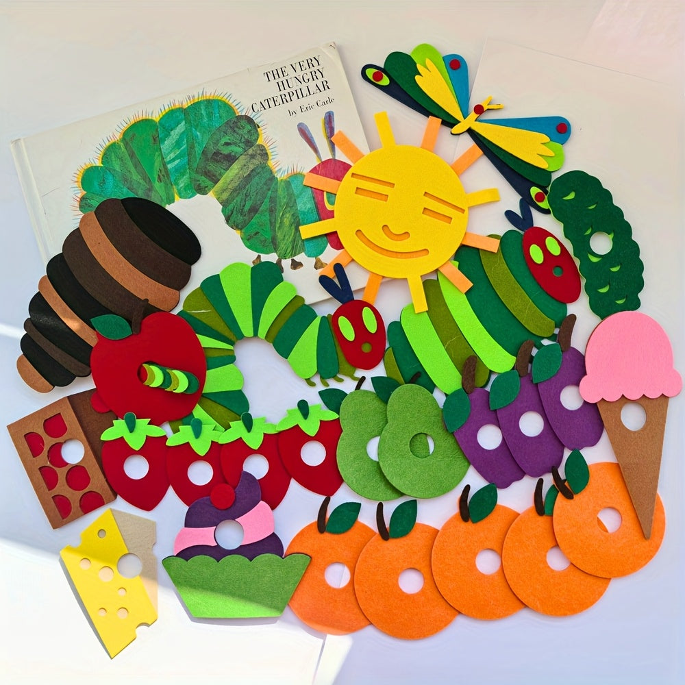 Felt Teaching Set for 'The Very Hungry Caterpillar'