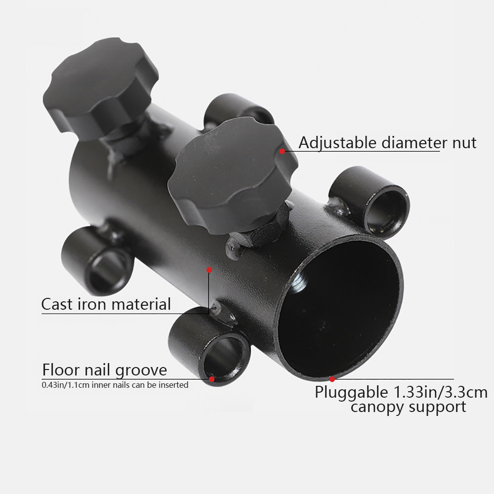 Portable Steel Tent Ground Nail Set for Windproof Fixing