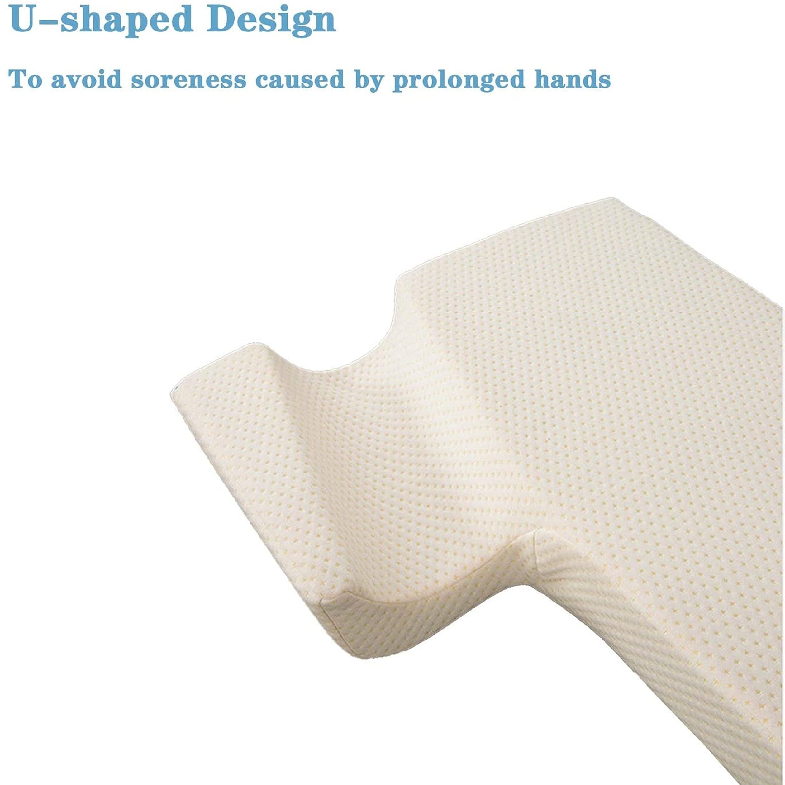 Couples Arched Cuddle Pillow Memory Foam Hand Rest Pillow for Sleeping