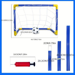 Indoor/Outdoor Football Door Game Kit with Ball Pump - Durable Toy for Kids