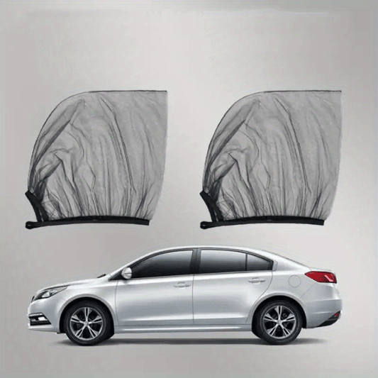 Car Window Sun Shade Mesh UV Protection Insect Resistant - Universal Fit