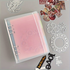 Craft Storage Binder with Colorful Divided Protectors & Pocket Sheets