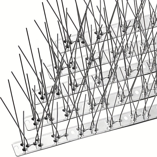 Bird Spikes Set Deters Small Birds Crows & Woodpeckers Roof Fence Window Cover