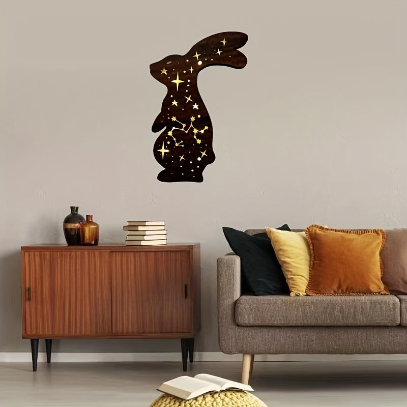 LED Wooden Wall Stickers Pendant Nightlight