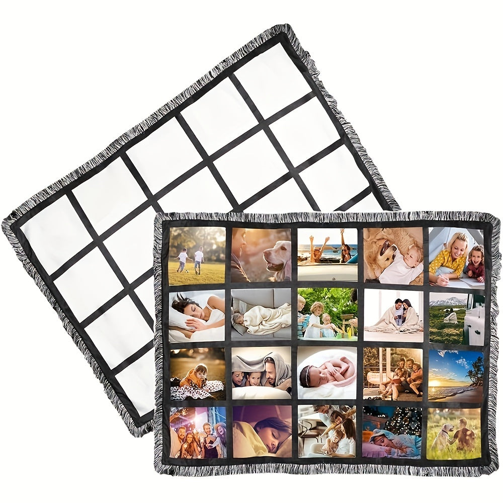 2pcs 40 X60 Blank Sublimation Throw Blankets For Heat Press Polyester Blanket