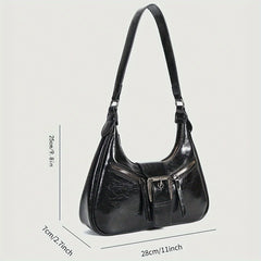 Y2K Punk Style Shoulder Bag for Women Vintage Underarm Purse