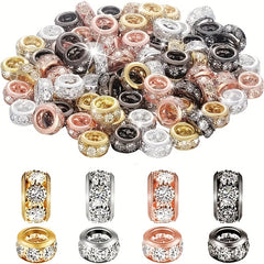 50pcs Large Hole Drill Ring Welding Jewelry Accessories Necklace Material