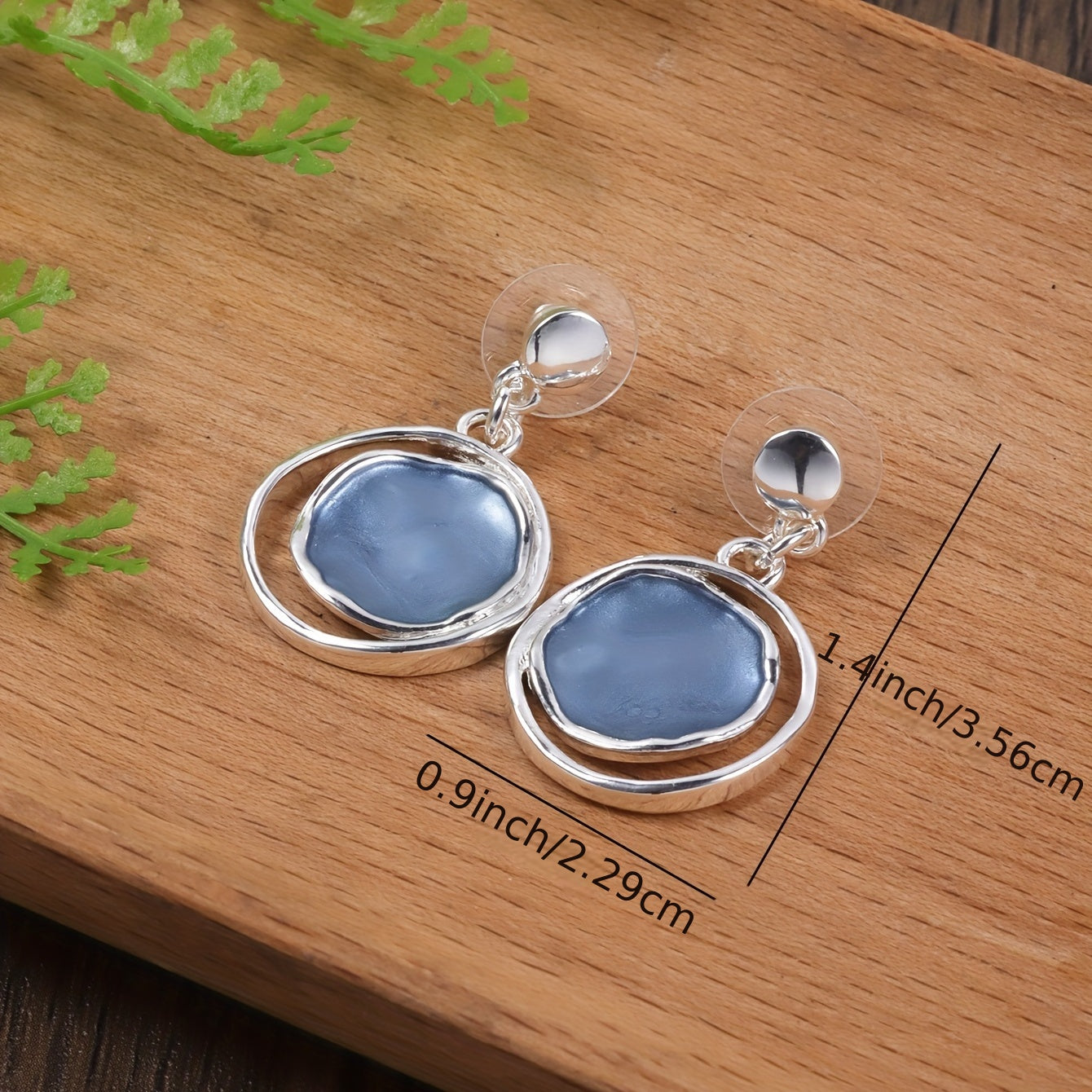 Boho Style 3pcs Necklace & Earrings Set, Summer Vacation Jewelry