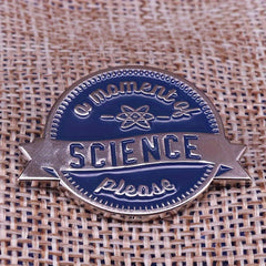 Science Enamel Lapel Pin Badges Metal Brooch
