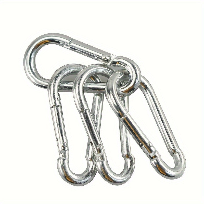 Stainless Steel Spring Buckle Keychain for Dog Leash and Outdoor Activities