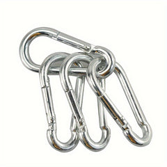 Stainless Steel Spring Buckle Keychain for Dog Leash and Outdoor Activities