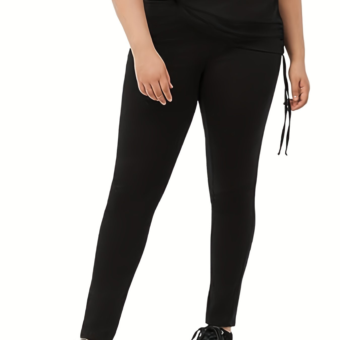 Women's Plus High Rise Skinny Trousers